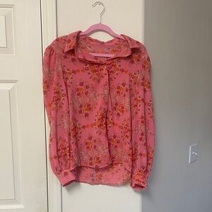 Floral Pink Blouse